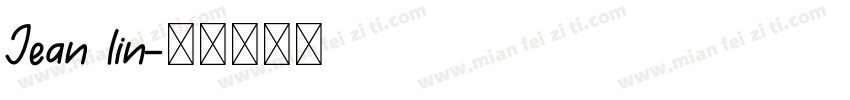 Jean lin字体转换